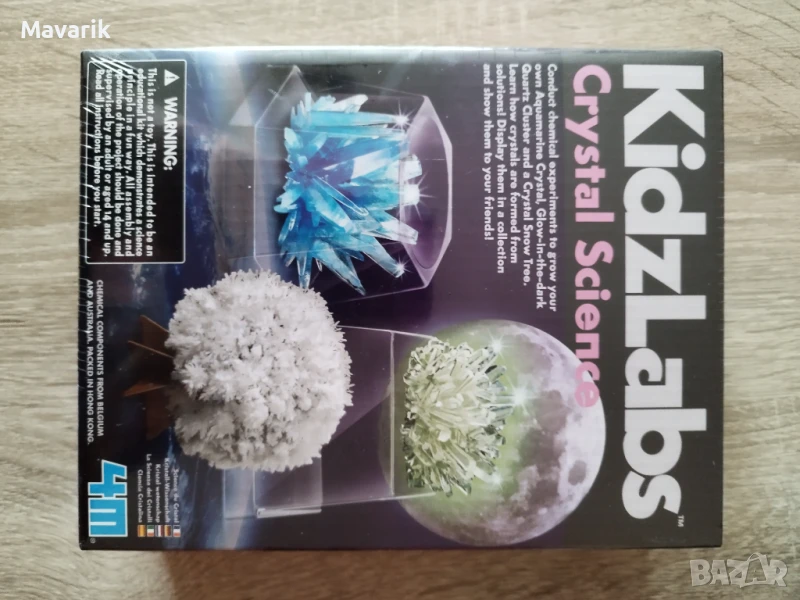 Детска лаборатория Растящи кристали 4М, снимка 1