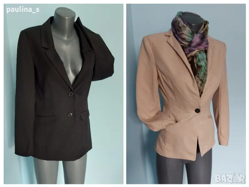 Два броя / Стилно марково сако "H&M" / S-L, снимка 1