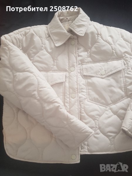 Ново късо бежово яке, снимка 1