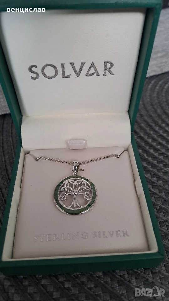 Сребърна висулка-дървото на живото, снимка 1