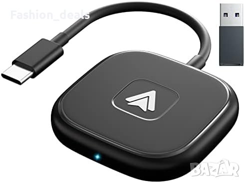Нов CarPlay Безжичен Bluetooth адаптер за Android Auto USB C донгъл за OEM за Автомобил Кола, снимка 1