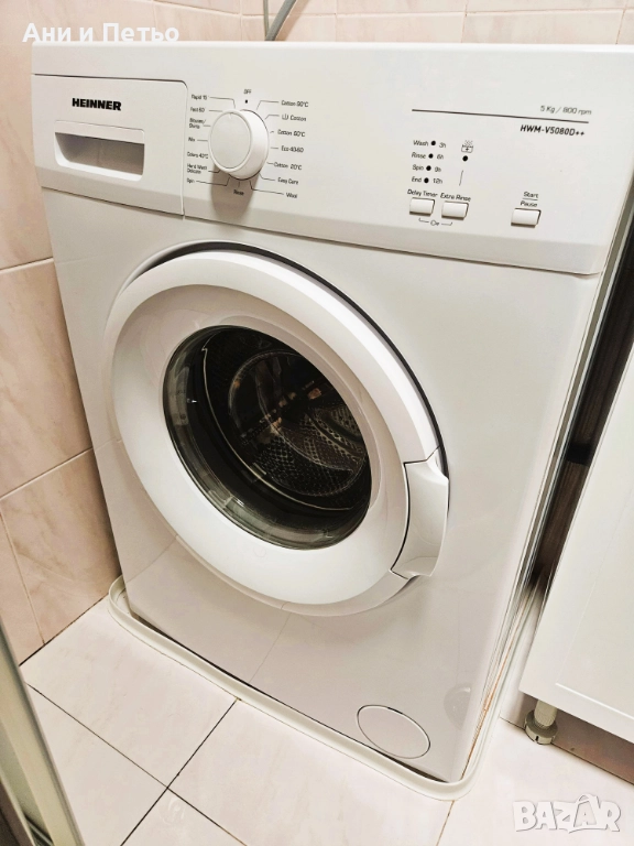 Пералня Heinner HWM-V5080D++, снимка 1