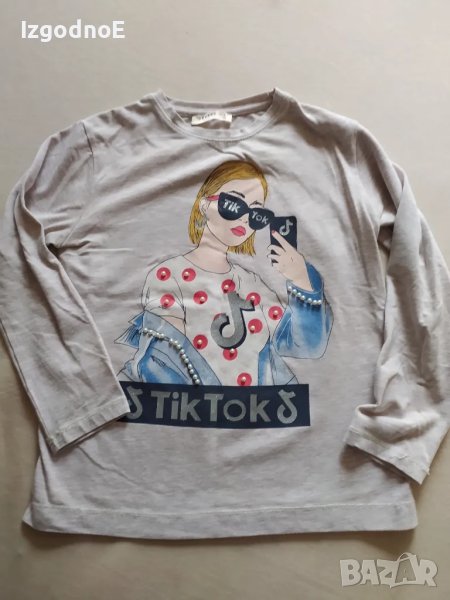 128/134 Готина блузка Tik tok на Breeze, снимка 1