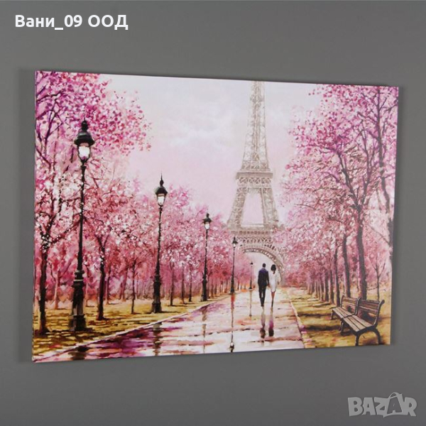 Деко пано "Влюбени в Париж", снимка 1