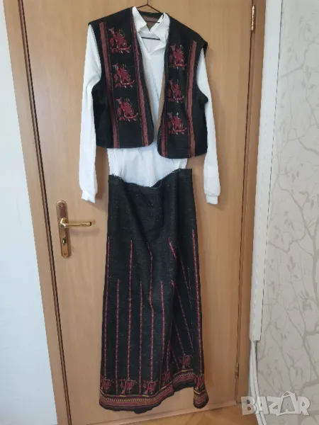Комплект народна носия елече блуза и пола - размер L / XL, снимка 1
