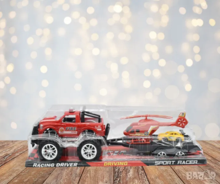 Джип с хеликоптер, снимка 1