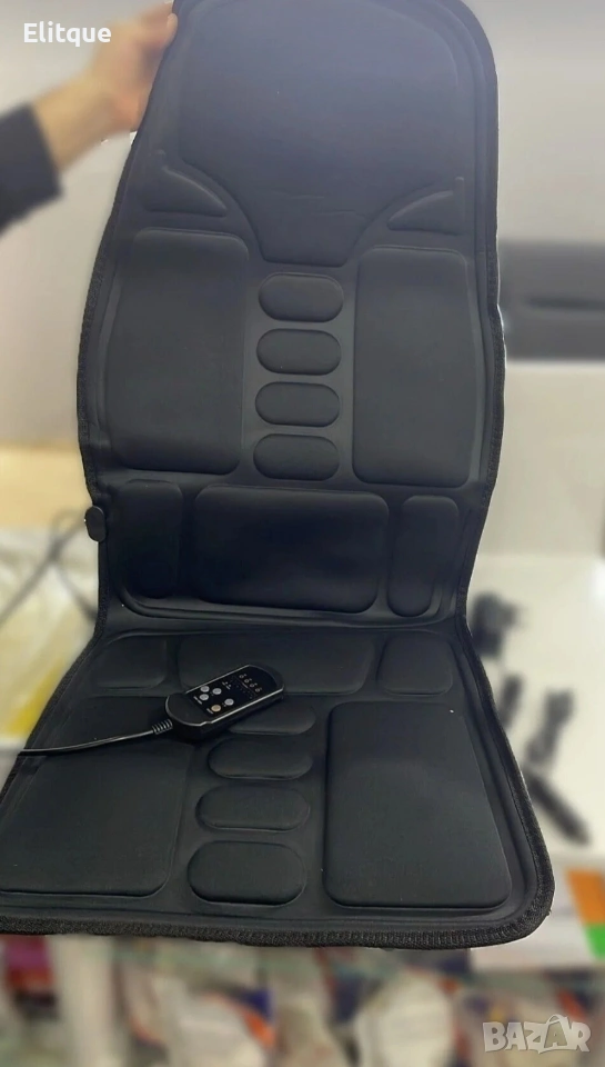 💆‍♂️ Масажен дюшек с 5 мотора – цялостен масаж на тялото TV89B 💆‍♀️, снимка 1