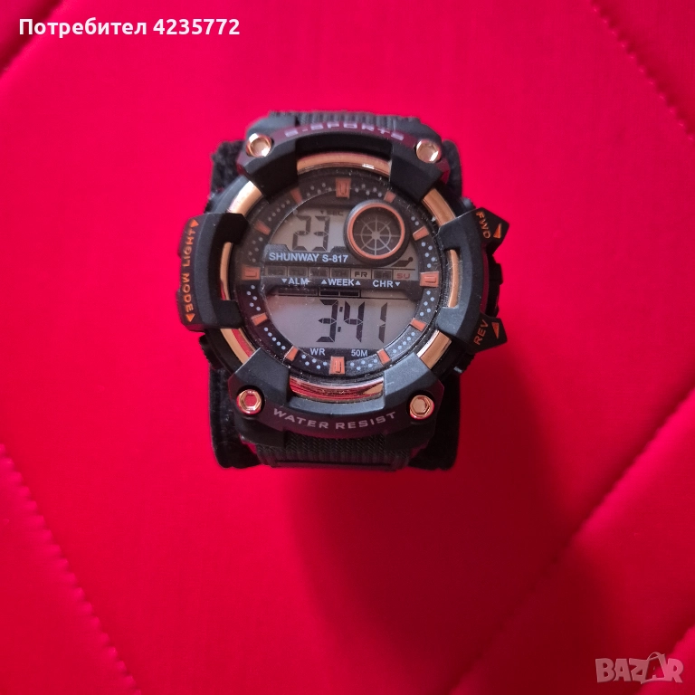 Дигитален спортен часовник Shunway S-817. , снимка 1