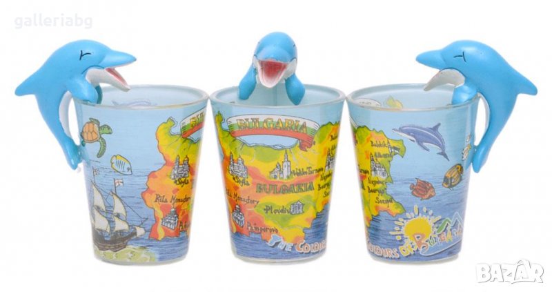 Чаша (шот) - България 3 бр., снимка 1