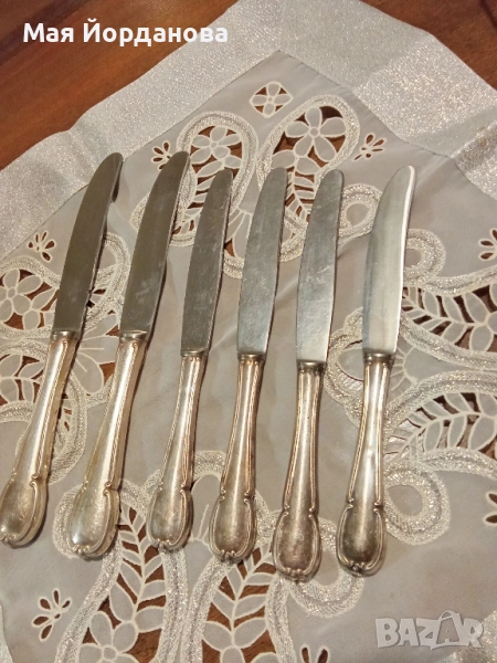 Посребрени ножове немски WFM, 6 бр. цена 28,00 лв., снимка 1