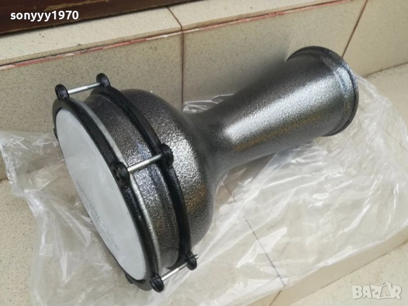 ГОЛЯМА ТАРАМБУКА С БОЛТОВЕ-МЕТАЛИКОВ ЦВЯТ/ПРЪСКАНА 0109252046, снимка 1