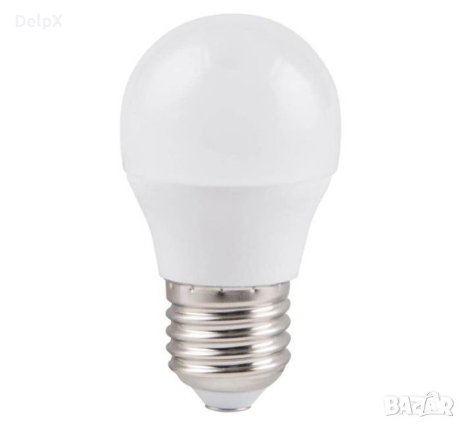 Лампа сфера мини, LED, клас F, цокъл E27, 220V, 3,5W, 4500K, снимка 1