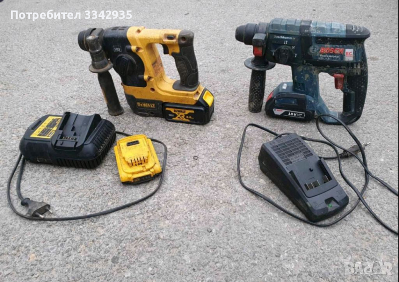 Перфоратор Bosch 18 V dewalt 18 V, снимка 1