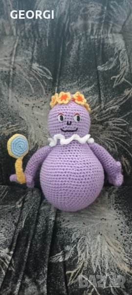 Плетена на една кука амигуруми играчка -Барбарела (Barbabelle) с огледало, снимка 1