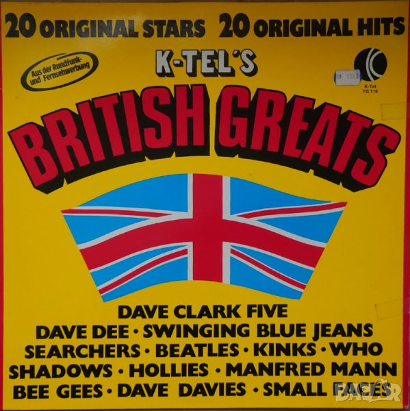 Грамофонни плочи K-Tel's British Greats, снимка 1