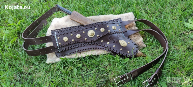 Силях ( Селах, Силяхлък ) - Хайдушки колан от телешка кожа, снимка 1