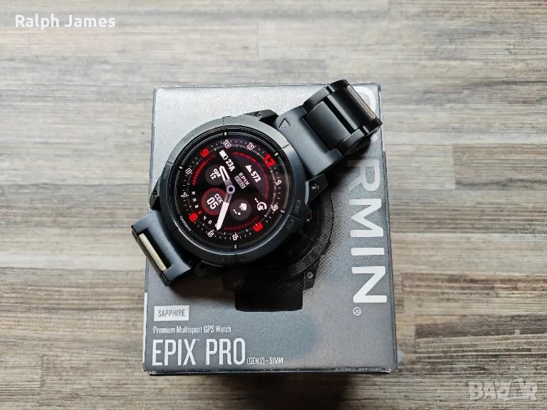 Бартер Отличен/Garmin Epix Pro Gen 2 51mm Sapphire Гаранция, снимка 1