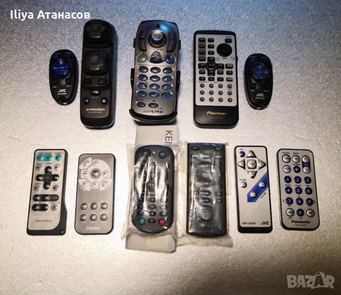 Pioneer Alpine Clarion JVC Panasonic Sony Kenwood дистанционно , снимка 1