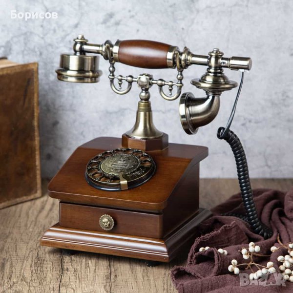 Нов Ретро Телефон Аналогов с Шайба, снимка 1