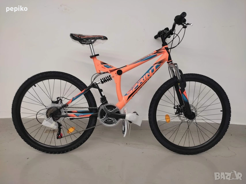Продавам колела внос от Германия мтв юношески велосипед SPRINT ELEMENT 26 цола,амортисьори диск, снимка 1