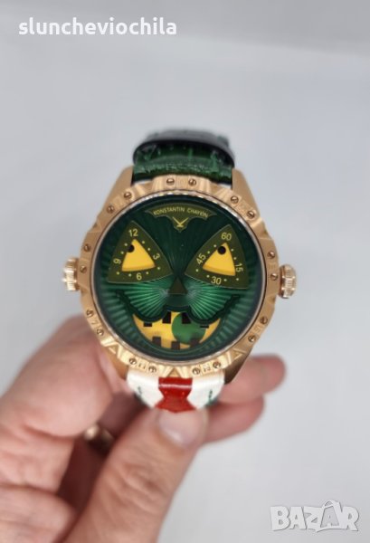 Konstantin Chaykin Green Halloween Константин Чайкин часовник Joker, снимка 1