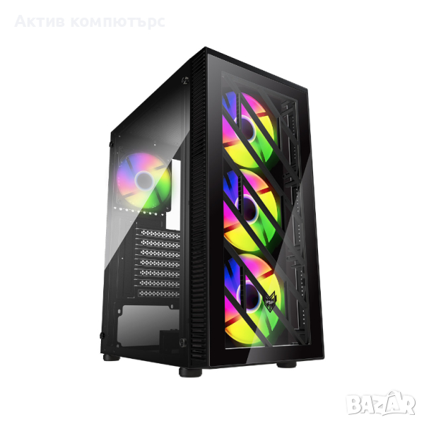 Кутия за компютър FORTRON CMT192 ATX MIDTOWER Fixed RGB, снимка 1