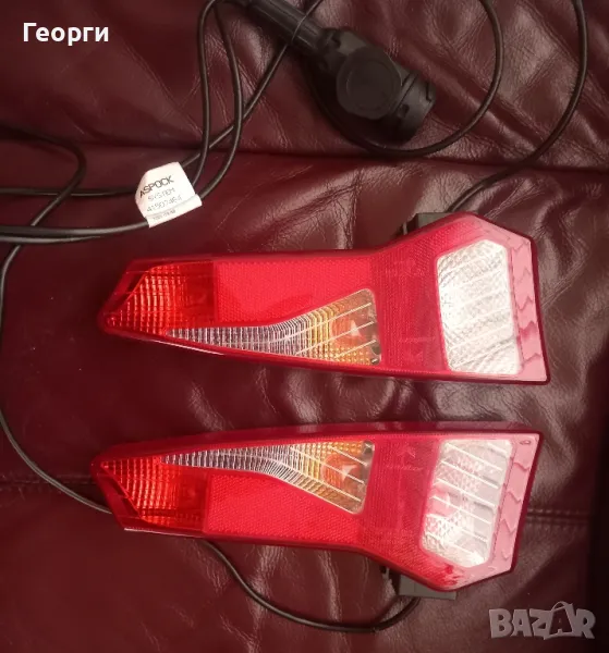 Стопове за багажник за колела захванат за теглич, снимка 1