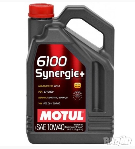 MOTUL 6100 SYNERGIE+ 10W40 5L, снимка 1
