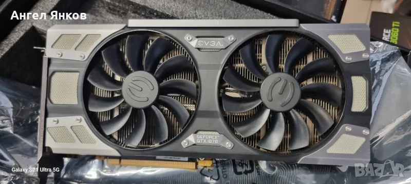 Видео карта EVGA GEFORCE GTX 1070 FTW 8 gb ram, снимка 1