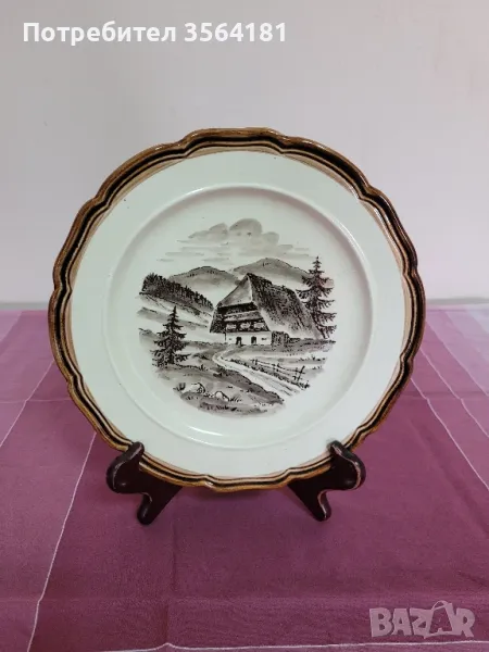 чиния за стена, снимка 1