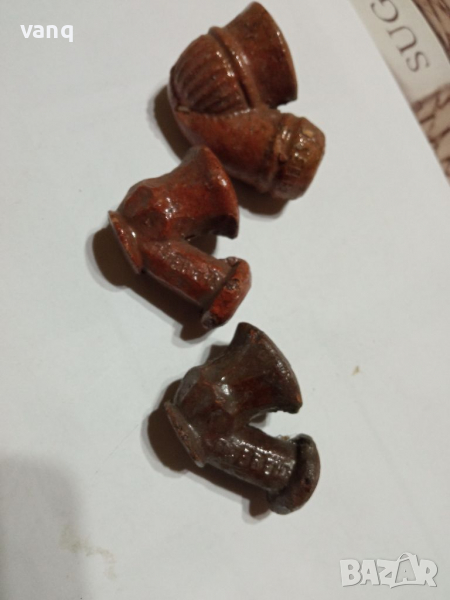 Стари керамични лули,чибук за опиум, снимка 1