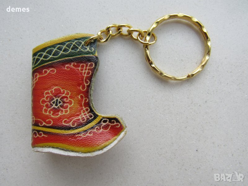  Кожен ключодържател - ботуш от Монголия, снимка 1