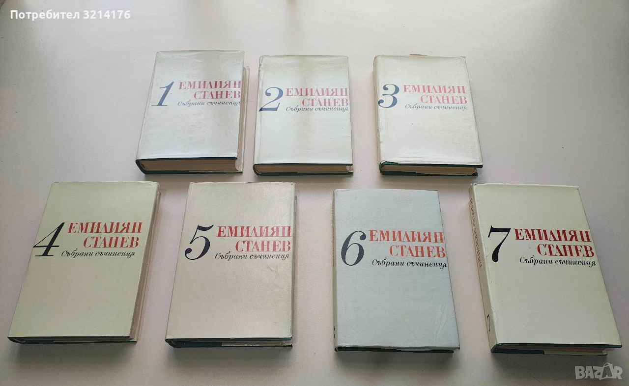 Събрани съчинения в седем тома. Том 1-7 - Емилиян Станев (1981-3), снимка 1
