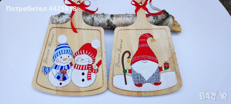 Коледни Дъски за декорация , снимка 1