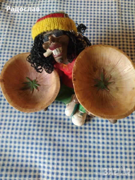 пепелник Ямайка Раста фигура, снимка 1