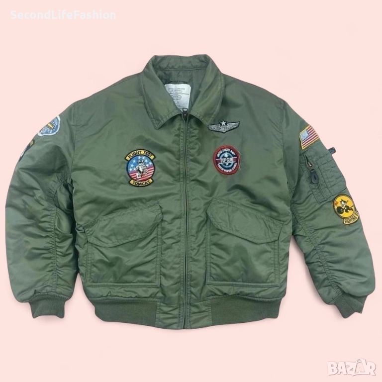 Винтидж милитъри стил яке дамско Airbourne, снимка 1