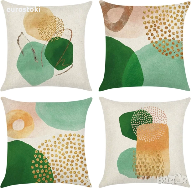 Wakasena Комплект калъфки за възглавници 4 бр. 50 x 50 см, снимка 1