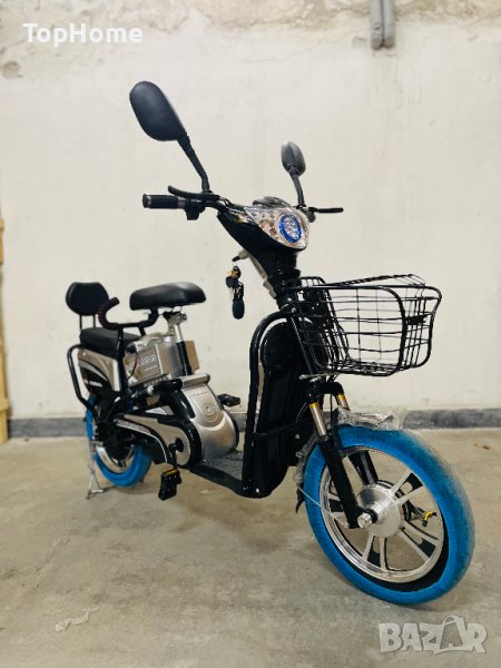  Електрически Скутер-Велосипед EBZ16 500W - Silver , снимка 1
