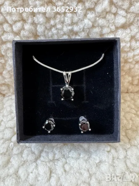 Комплект колие + обици , снимка 1