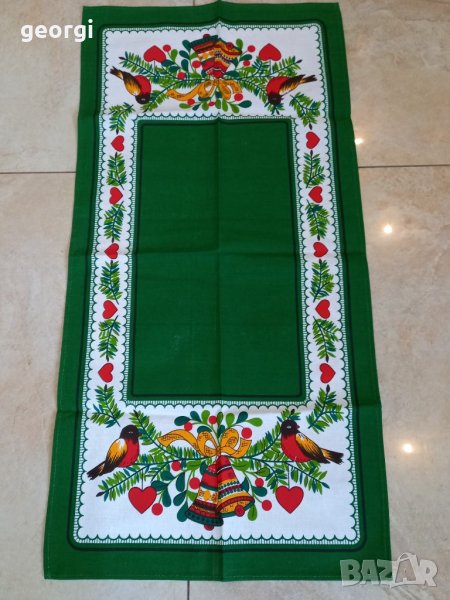 Коледна покривка 40х80см  10/3, снимка 1