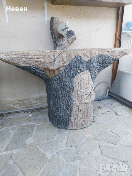 Мивка имитираща дърво, снимка 1