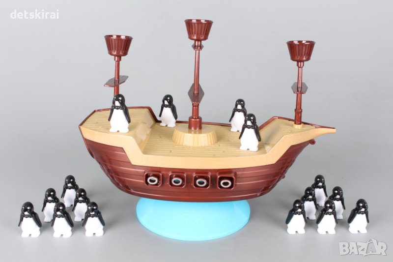 Игра за баланс кораб с пингвини, снимка 1