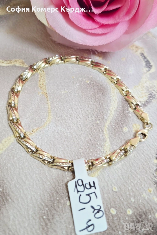 ⚠️ПРОМОЦИЯ!!!⚠️ 📿 ЗЛАТНА ГРИВНА ⚖️ 5,20 гр./14 карата 🤚 19 см., снимка 1