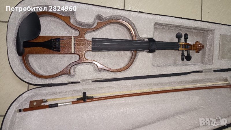 Цигулка електрическа- размер 4/4-цяла с калъф, снимка 1