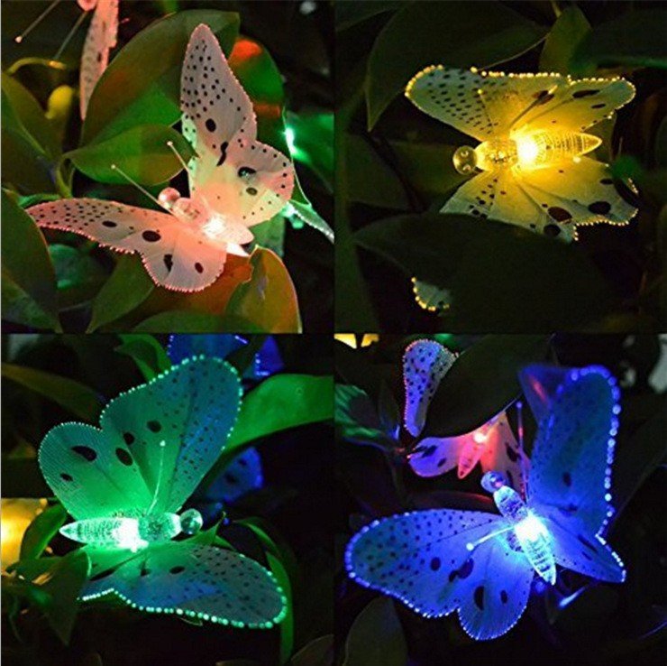 Led лампа за градина тип Пеперуда в Соларни лампи в гр. Монтана -  ID42565310 — Bazar.bg