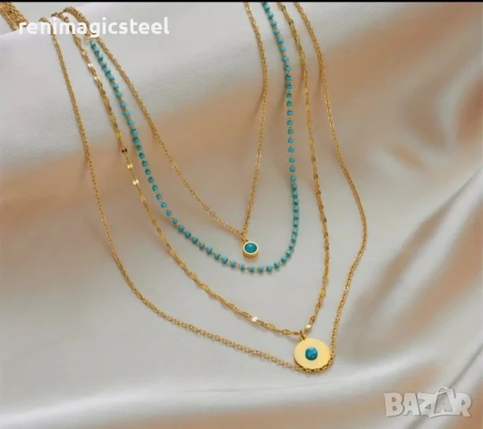 Колие от медицинска стомана , снимка 3 - Колиета, медальони, синджири - 50577528