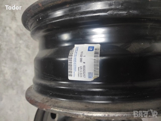 железни джанти за Опел 4/100/15, снимка 2 - Гуми и джанти - 52918948