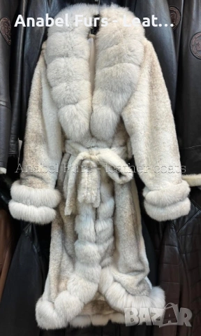 Дамско палто от естествен косъм лисица , снимка 16 - Палта, манта - 34851464