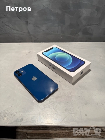 КАТО ЧИСТО НОВ Iphone 12 mini blue, снимка 3 - Apple iPhone - 52672471