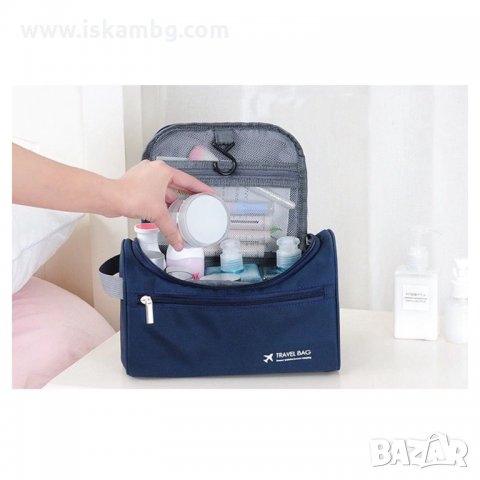 МЪЖКА ЧАНТИЧКА ЗА КОЗМЕТИКА С КУКА ЗА ЗАКАЧАНЕ - КОД 3065, снимка 6 - Органайзери - 33896576